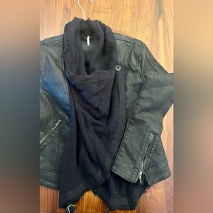 Free people black jacket.